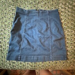 Free people denim skirt